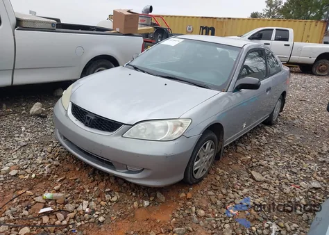 2005 Honda Civic Vp from USA, damaged, VIN 1HGEM22125L034542